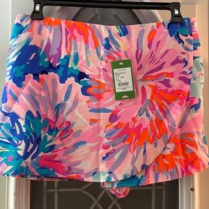 Lilly Pulitzer “Off Tropic” multi veri skirt
